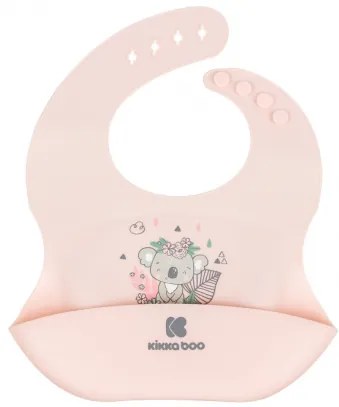 KIKKA BOO ΣΑΛΙΑΡΑ ΣΙΛΙΚΟΝΗΣ ΜΕ ΨΙΧΟΥΛΟΣΥΛΛΕΚΤΗ SAVANNA FRIENDS PINK 31303030025