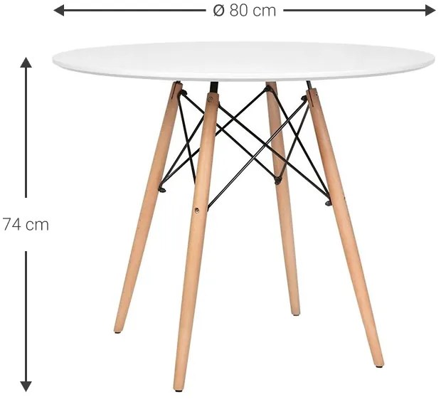 Τραπέζι Fiorino Round-Mauro