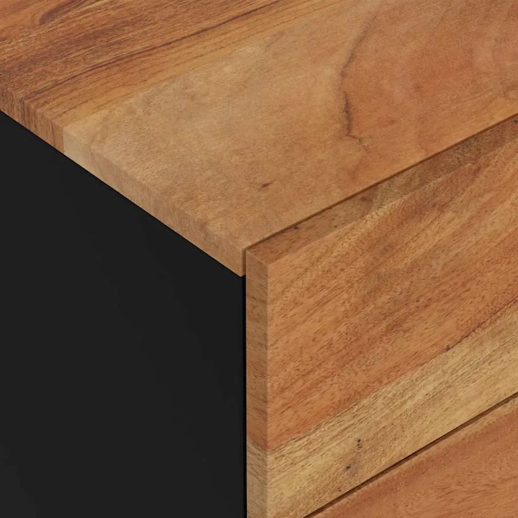 vidaXL Κομοδίνο 50 x 33 x 62 εκ. Μασίφ Ξύλο Ακακίας &amp; Επεξ. Ξύλο