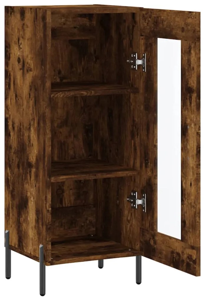vidaXL Ντουλάπι Καπνιστή Δρυς 34,5 x 34 x 90 εκ. Επεξεργασμένο Ξύλο