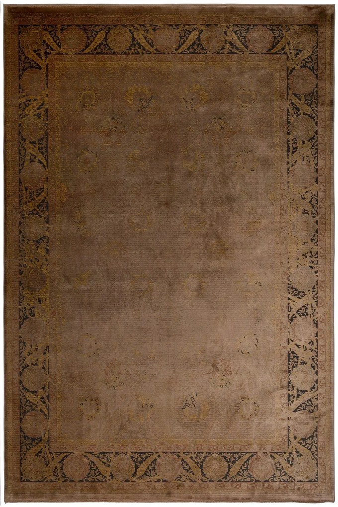Χαλί Louison 6060 Brunus Brown-Multi Βιοκαρπέτ 200X290cm