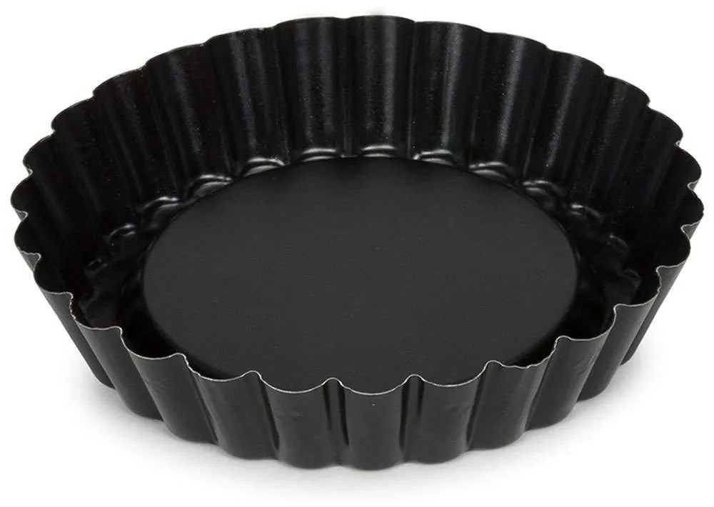 Φόρμα Τάρτας Αντικολλητική Classique 221.02810 Φ10cm Black Patisse Stainless Steel