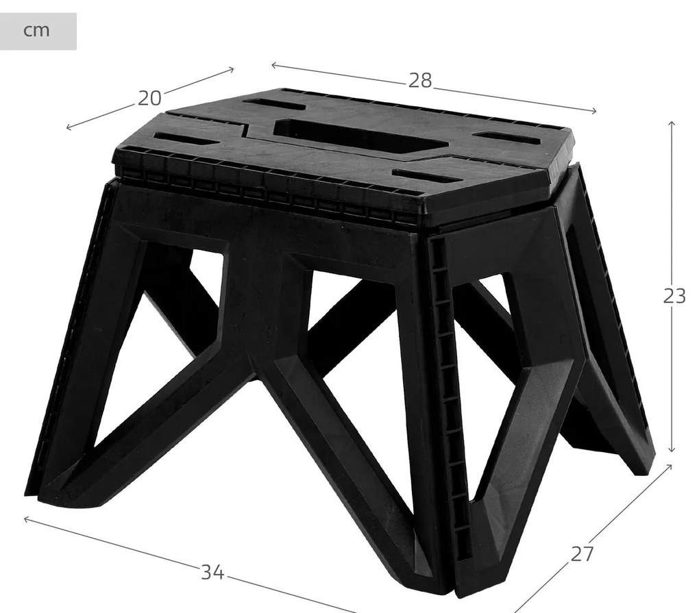 Αναδιπλούμενο Σκαμνί Aktive 34 X 23 X 27 CM (x6)