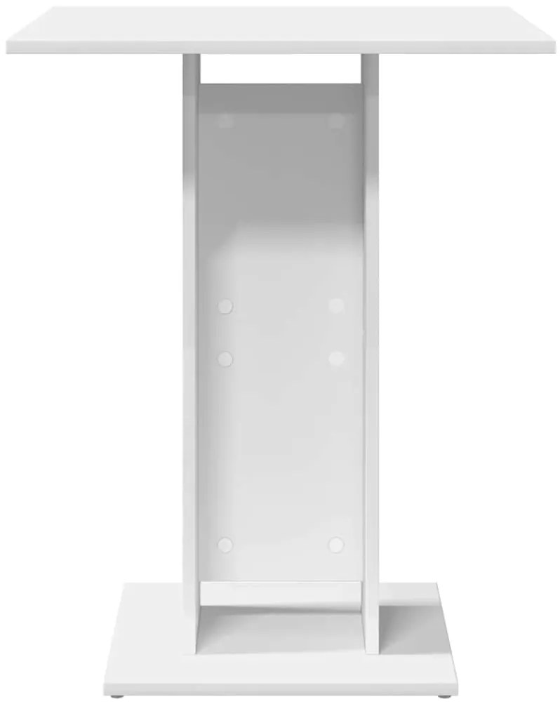 vidaXL Τραπέζι Bistro Λευκό 60 x 60 x 75 εκ. Επεξ. Ξύλο