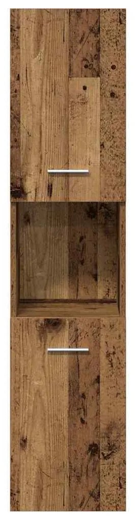 vidaXL Σετ Επίπλων Μπάνιου 4 pcs Παλιό Ξύλο Επεξεργασμένο ξύλο