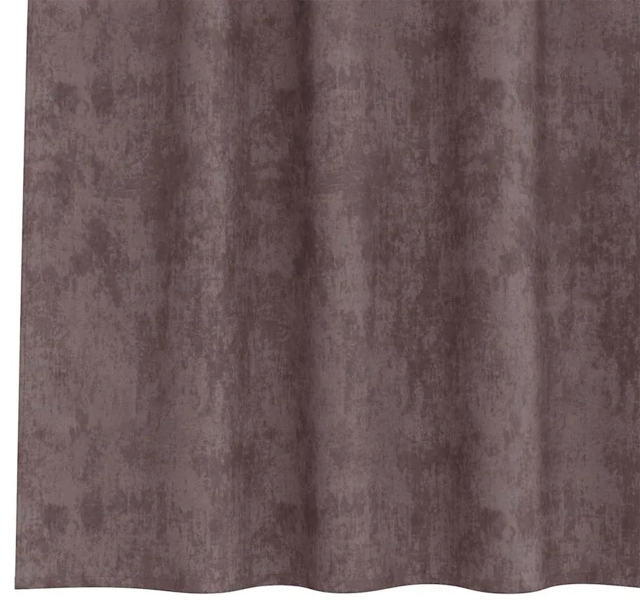 vidaXL Κουρτίνα με κουρτίνες 2 pcs Καφέ 140 x 140 cm Βελούδο