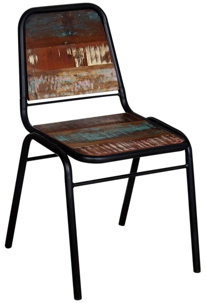 vidaXL Καρέκλες Τραπεζαρίας 4 τεμ. από Μασίφ Ανακυκλωμένο Ξύλο