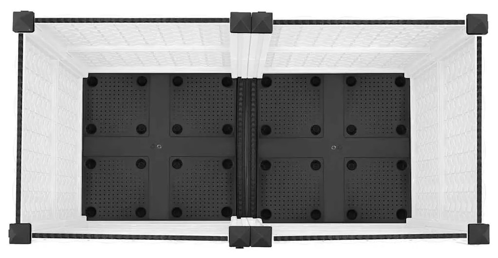 vidaXL Ζαρντινιέρα 80 x 40 x 38 εκ. από Πολυπροπυλένιο