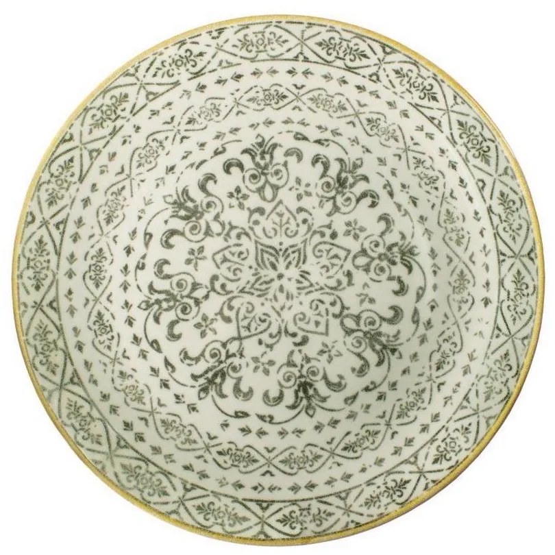 Πιατέλα Σερβιρίσματος Πορσελάνης Vintage Beige Oriana Ferelli Φ31εκ. PR222686404