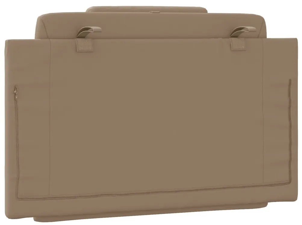 vidaXL Μαξιλάρι για Κεφαλάρι Viana Καπουτσίνο 80 εκ. από Συνθετικό Δέρμα