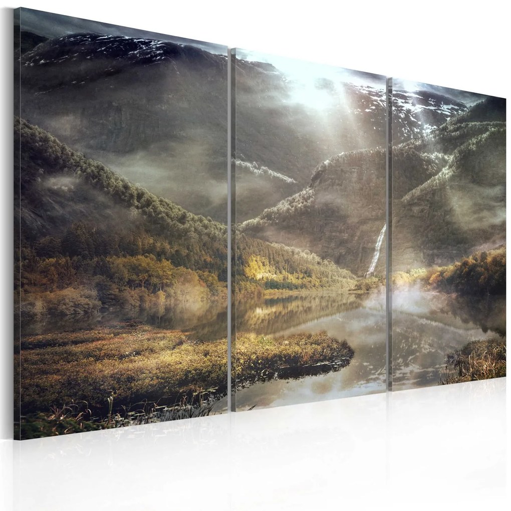 Πίνακας - The land of mists - triptych 120x80