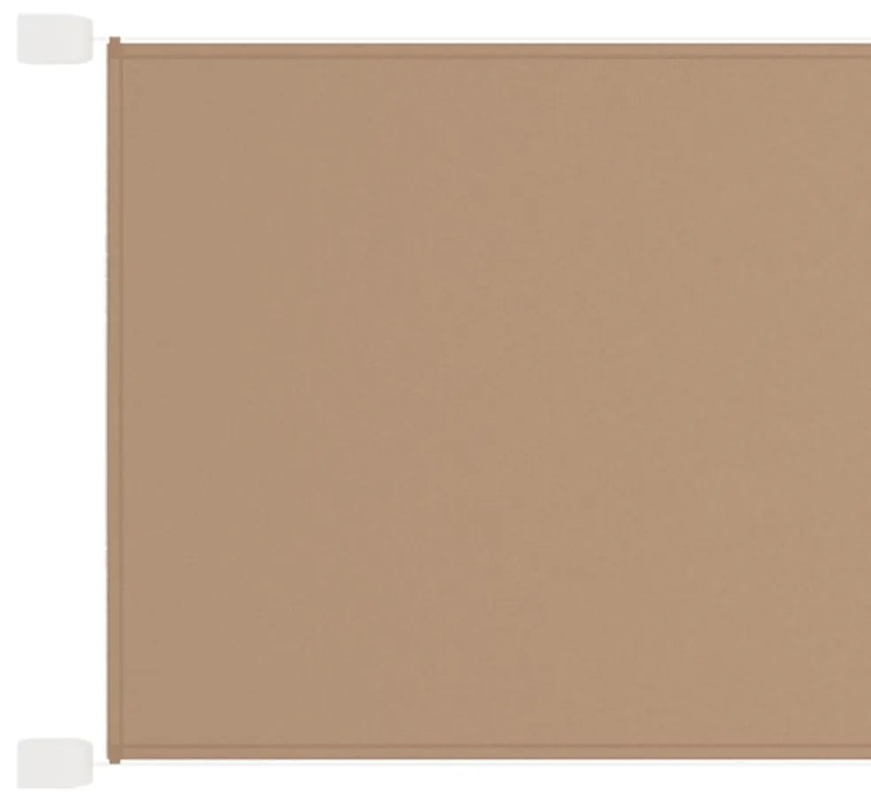 vidaXL Τέντα Κάθετη Taupe 140 x 600 εκ. από Ύφασμα Oxford