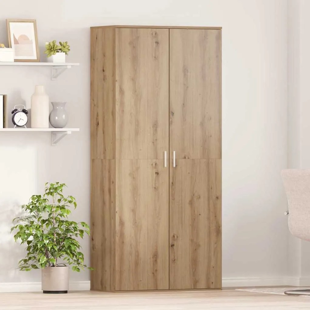 vidaXL Γραφείο artisan δρυς 80 x 39 x 178 εκ Επεξεργασμένο ξύλο