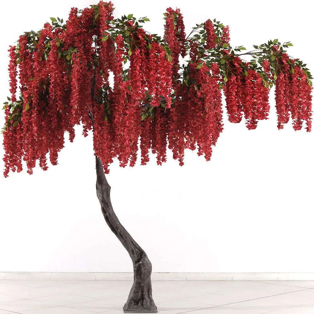 Τεχνητό Δέντρο Γλυσίνια 6040-6 210x340cm Red Supergreens Υαλοβάμβακας