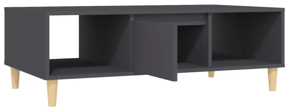 vidaXL Τραπεζάκι Σαλονιού Γκρι 103,5 x 60 x 35 εκ. από Επεξ. Ξύλο