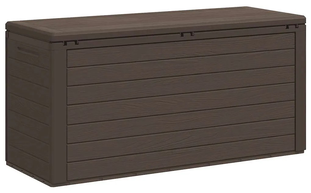 vidaXL Μπαούλο Αποθήκευσης Κήπου Καφέ 116 x 44 x 55 εκ.