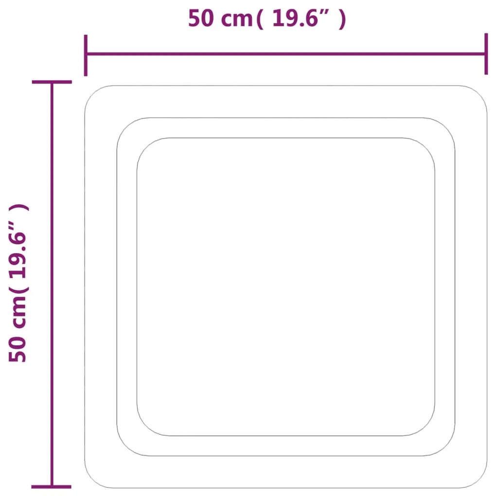 ΚΑΘΡΕΦΤΗΣ ΜΠΑΝΙΟΥ ΜΕ LED 50X50 ΕΚ. 151777