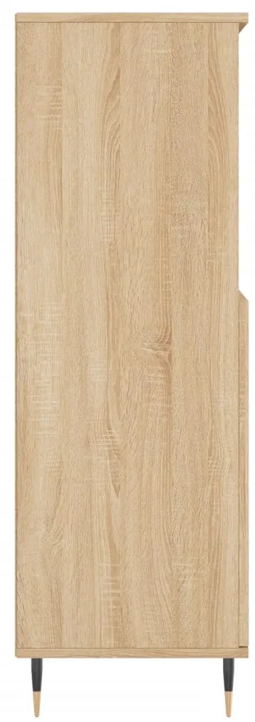 vidaXL Ντουλάπι Sonoma Δρυς 60 x 36 x 110 εκ. από Επεξεργασμένο Ξύλο