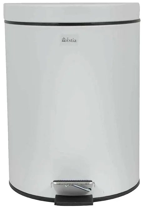 Estia Χαρτοδοχείο - Κάδος Μπάνιου Classic 5lt Λευκό Mατ 02-3746