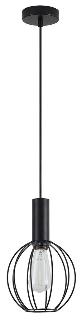 Φωτιστικό Οροφής Μονόφωτο Homelighting 77-8533 Black