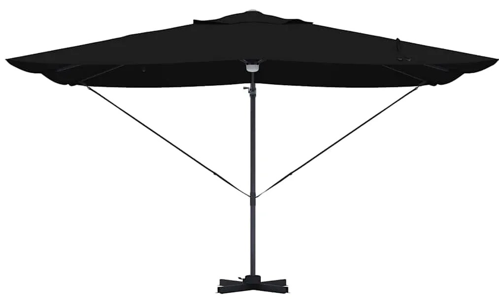 vidaXL Καναδέζικη Ρωμαϊκή Πέργολα Μαύρο 352 x 251 x 265 εκ.