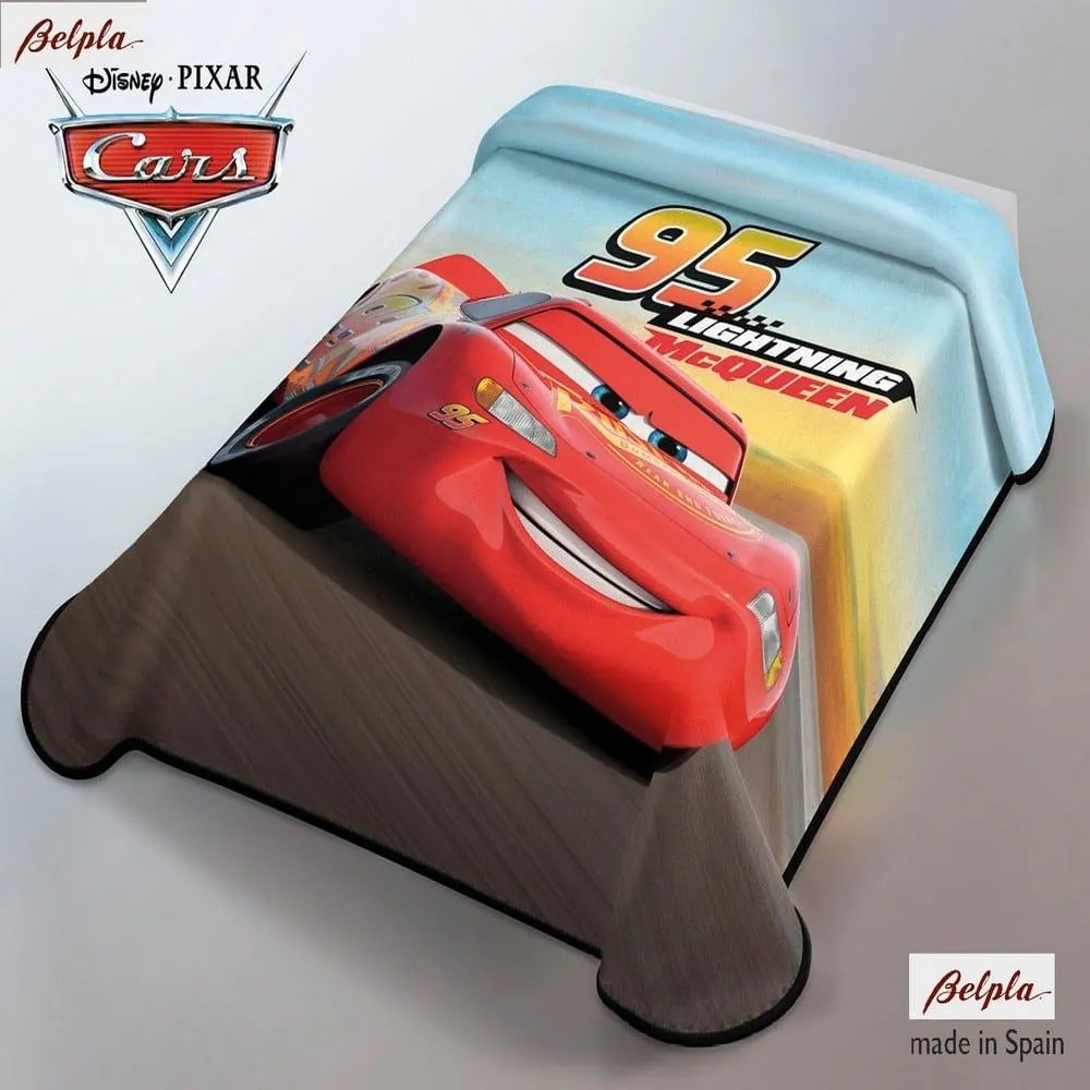 Κουβέρτα Παιδική Belpa Disney Cars Multi Single 160x220cm Πολυέστερ