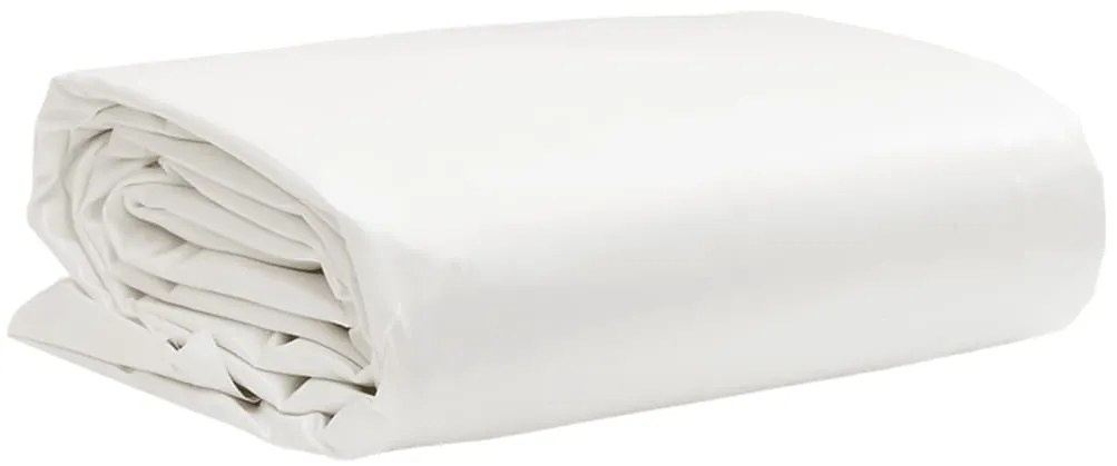 vidaXL Μουσαμάς Λευκός 3 x 6 μ. 650 γρ./μ²