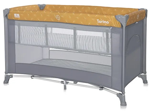 LORELLI ΠΑΡΚΟΚΡΕΒΑΤΟ TORINO 2 LAYERS LEMON CURRY FLORAL 10080462215