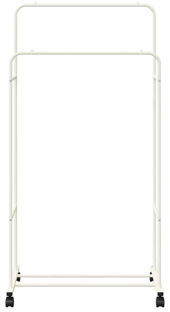 vidaXL Ράφι Ρούχων Μονόχρωμο Λευκό
