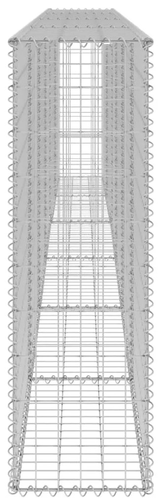 vidaXL Συρματοκιβώτιο Τοίχος 300x30x100 εκ. Γαλβαν.Χάλυβας + Καλύμματα