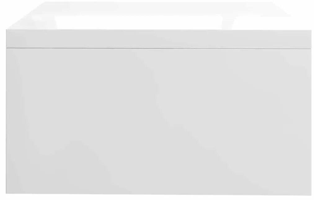 vidaXL Βάση Οθόνης Γυαλιστερό Λευκό 42 x 24 x 13 εκ. από Επεξ. Ξύλο