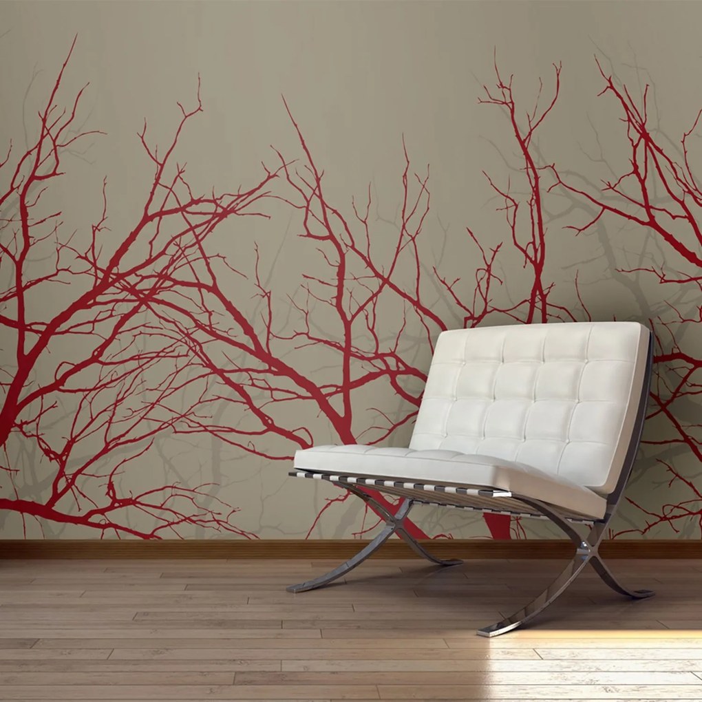 Φωτοταπετσαρία - Red-hot branches 350x270