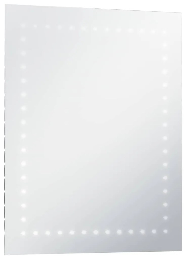 vidaXL Καθρέφτης Μπάνιου Τοίχου με LED 50 x 60 εκ.