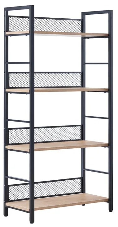 Liberta NEST ΒΙΒΛΙΟΘΗΚΗ ΦΥΣΙΚΟ ΜΑΥΡΟ 60x28xH121cm 60x28xH121cm 28-0315