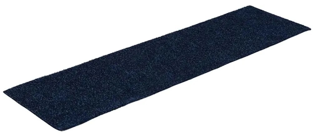 vidaXL Πατάκια Σκαλιών Αυτοκόλλητα 15 τεμ. 76x20 εκ. Μπλε Ορθογώνια