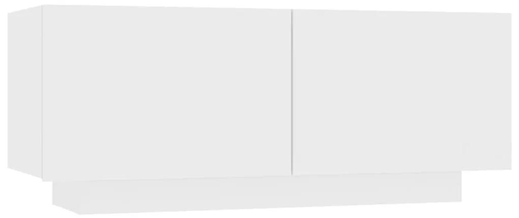 vidaXL Κομοδίνο Λευκό 100 x 35 x 40 εκ. από Μοριοσανίδα