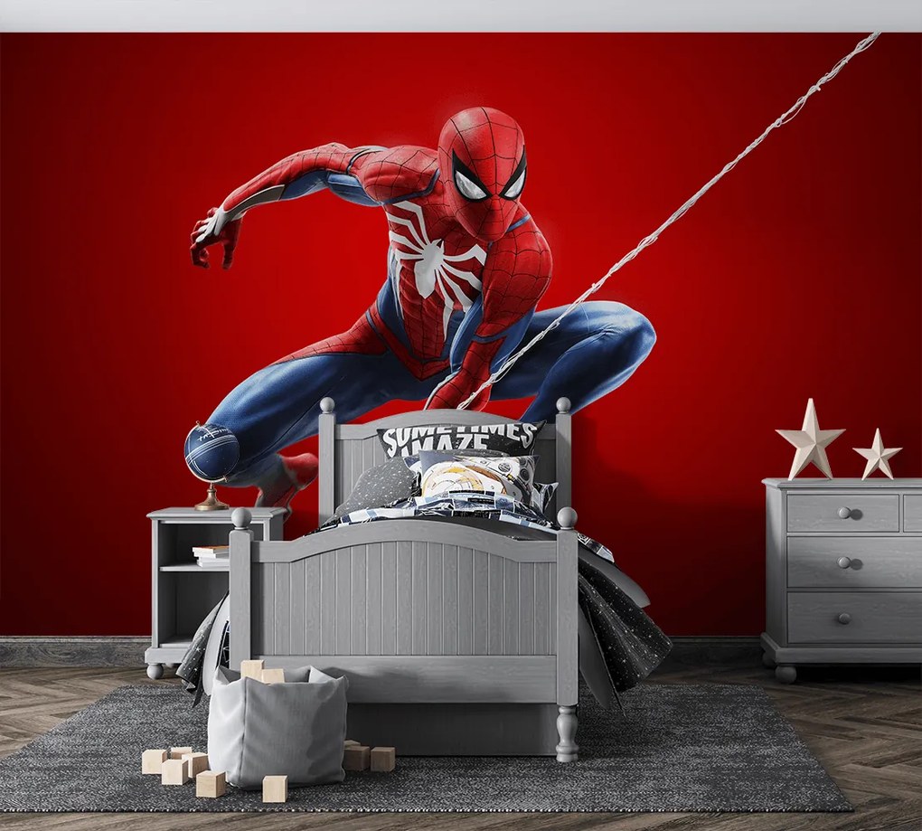 Παιδική ταπετσαρία τοίχου Spiderman 40106Q Vlies NonWoven ταπετσαρία