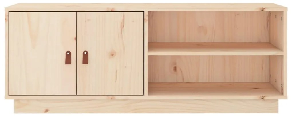 vidaXL Έπιπλο Τηλεόρασης 105 x 34 x 40 εκ. από Μασίφ Ξύλο Πεύκου