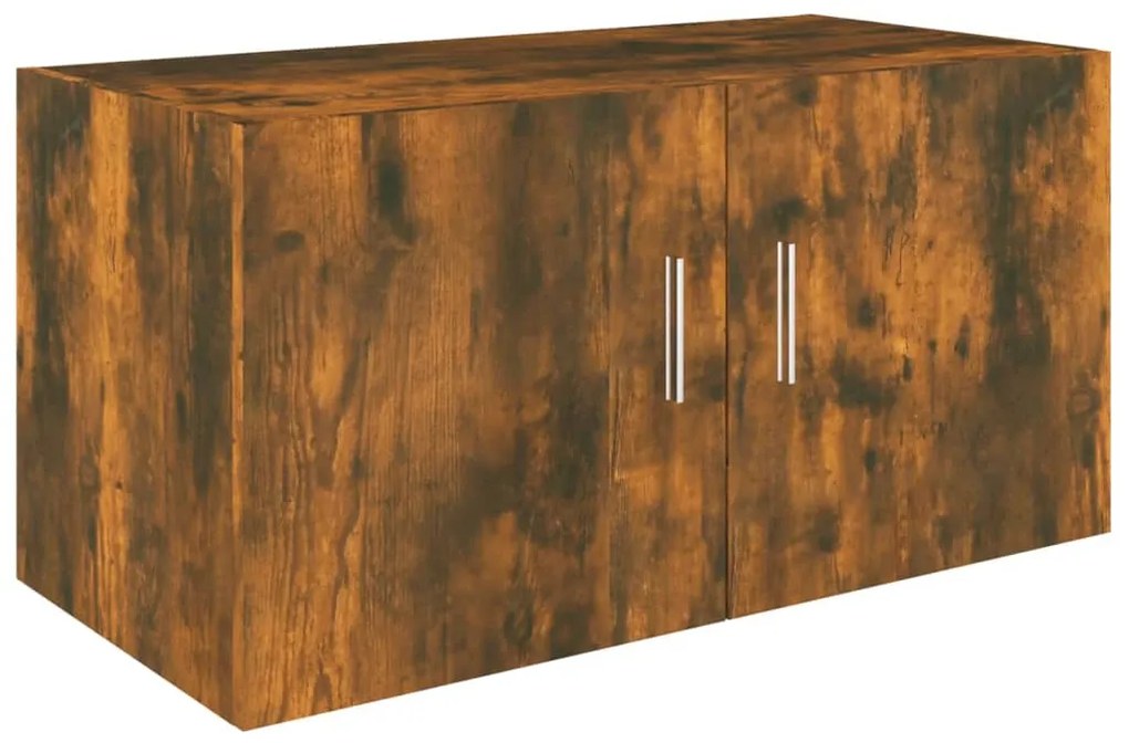 vidaXL Ντουλάπι Τοίχου Καπνιστή Δρυς 80x39x40 εκ. Επεξεργασμένο Ξύλο