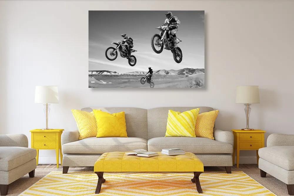 Εικόνα για ποδηλάτες σε ασπρόμαυρο - 120x80