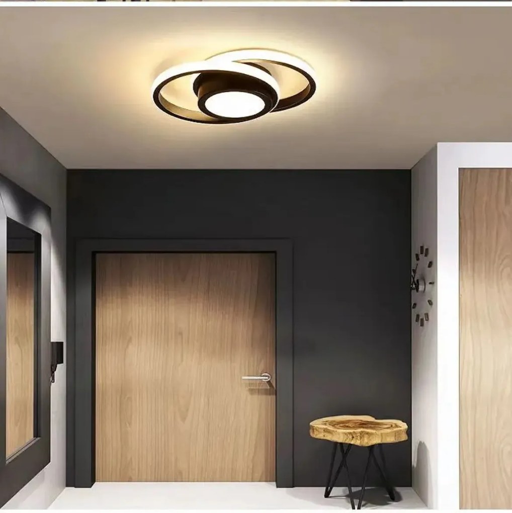 SE LED 26 IRINA BLACK CEILING 18W 3CCT 3 YEARS WARRANTY