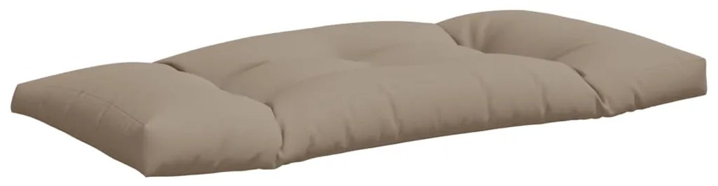 vidaXL Μαξιλάρια Παλέτας 3 τεμ. Taupe Υφασμάτινα