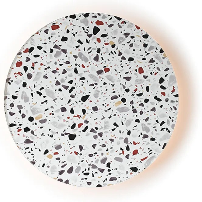 Απλίκα Τοίχου LED Aca Eclipse ZM1724LEDWT Terrazzo