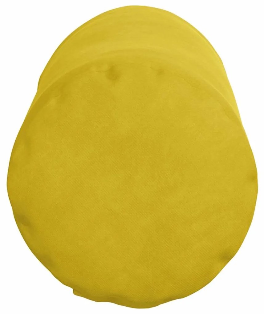 vidaXL Μαξιλάρια Στήριγμα 2 pcs Κίτρινο Ø 15 x 40 εκ