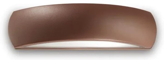 Απλίκα Φωτιστικό Τοίχου 1xE27 Καφέ ΙΡ54 Up-Down Giove 163598 Ideal Lux 163598