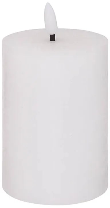 Διακοσμητικό Κερί LED Molia Atmosphera με διαστάσεις 7x7x12.5cm - White