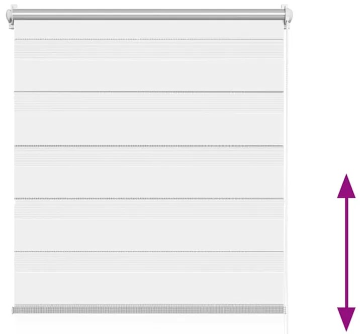 Ρόλερ Zebra Λευκό 70 x 120cm