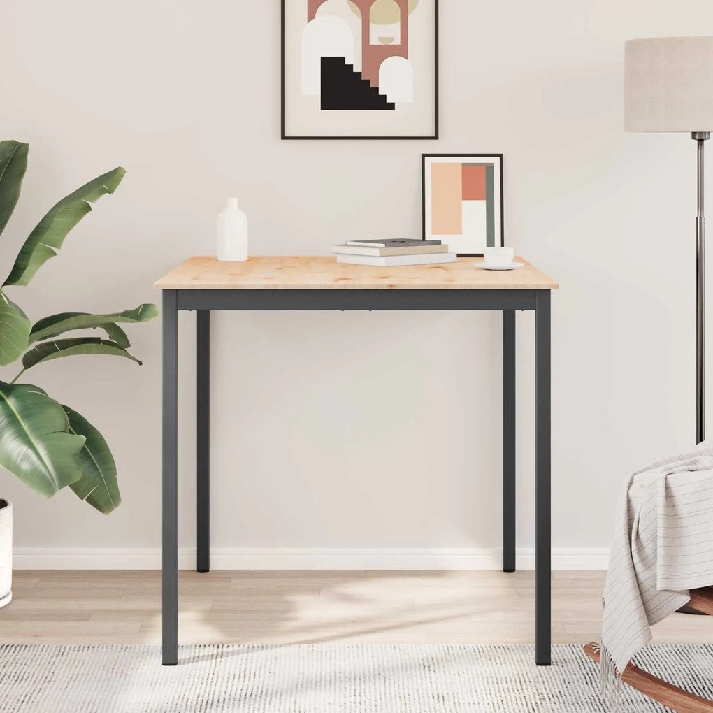 vidaXL Τραπέζι μπαρ Φυσικό 110 x 55 x 105 εκ. Στερεά ξυλεία πεύκου