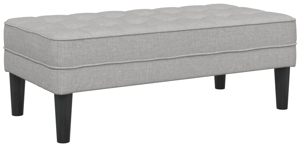 vidaXL Παγκάκι Cloud Γκρι 113x57x39 εκ. Υφάσματος