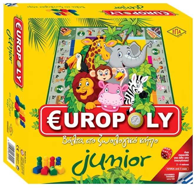 Europoly Junior 27x27cm ΕΠΑ 03-211 69-141